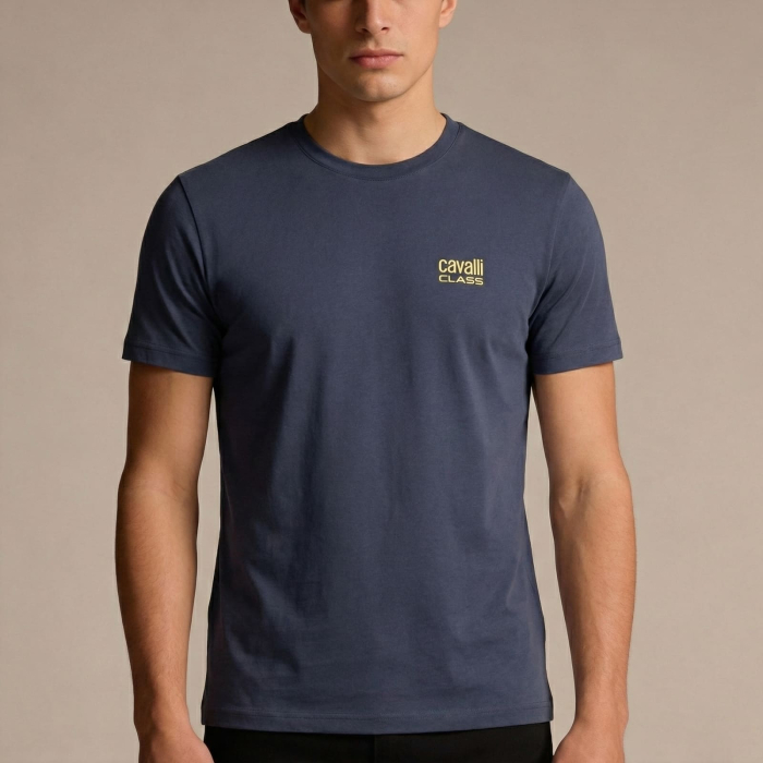 Tricou barbati Cavalli Class albastru model CA-23754 [2]