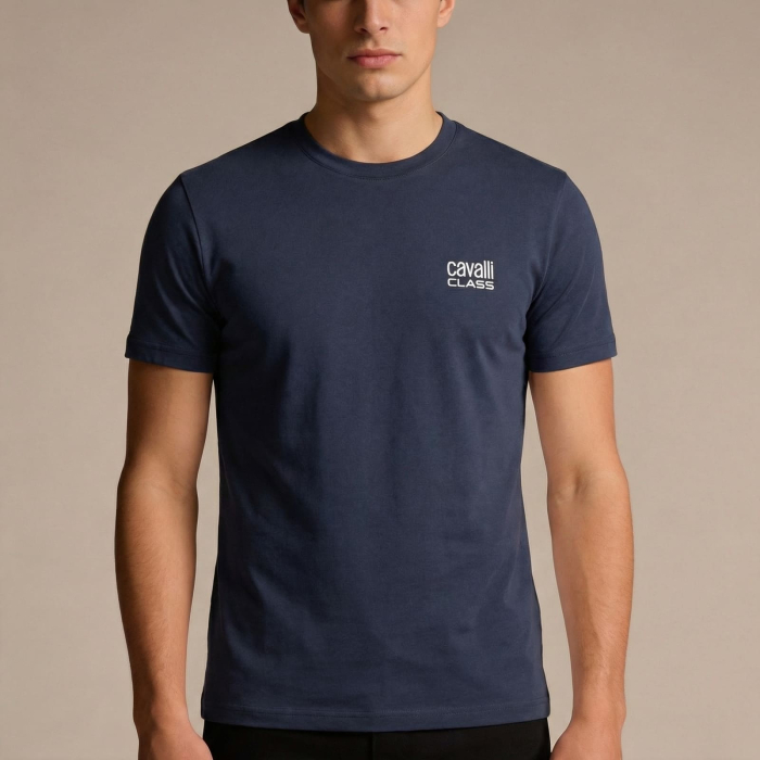 Tricou barbati Cavalli Class albastru model CA-26553 [2]