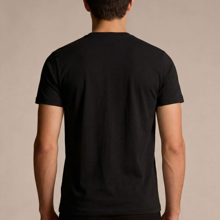 Tricou barbati Cavalli Class negru model CA-28625 [4]