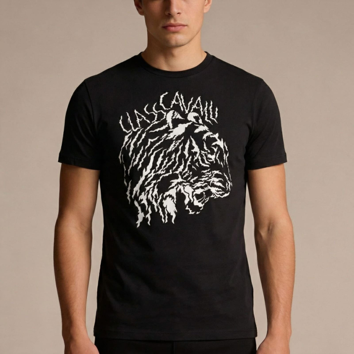 Tricou barbati Cavalli Class negru model CA-36688 [2]