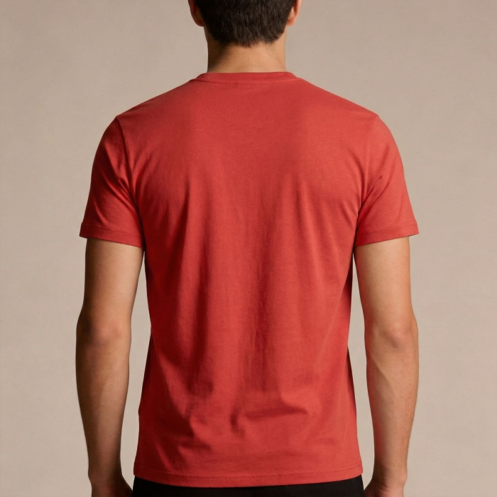 Tricou barbati Cavalli Class rosu model CA-36710 [4]