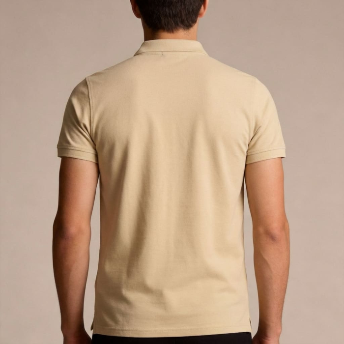 Tricou polo barbati Cavalli Class bej model CA-30268 [4]