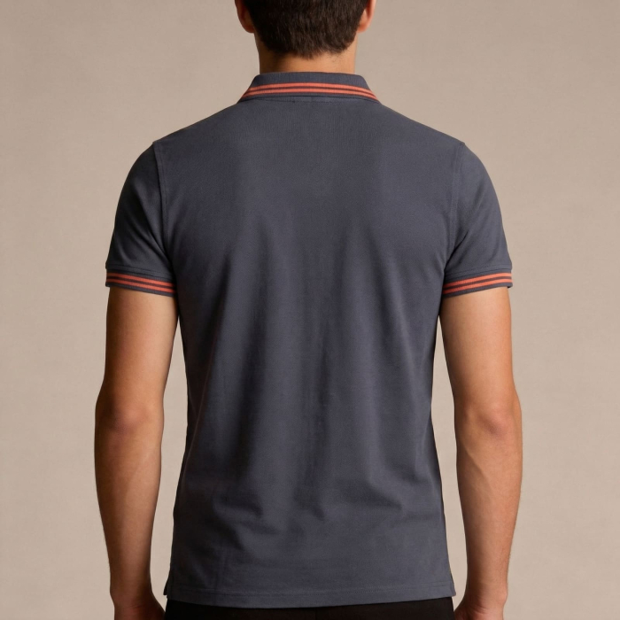Tricou polo barbati Cavalli Class albastru model CA-30270 [4]