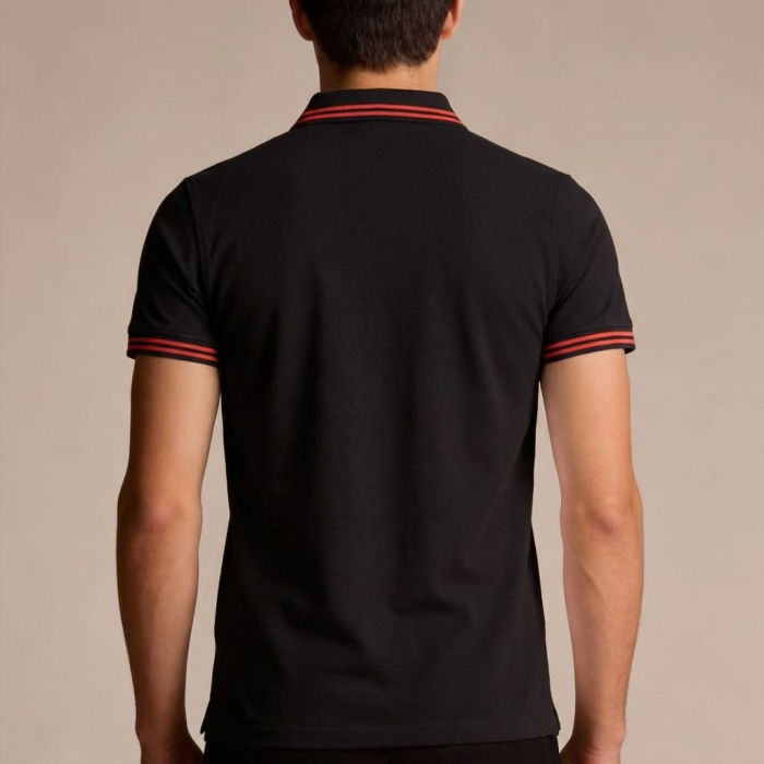 Tricou polo barbati Cavalli Class negru model CA-30274 [4]