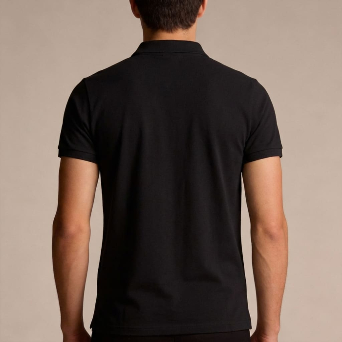 Tricou polo barbati Cavalli Class negru model CA-30280 [4]