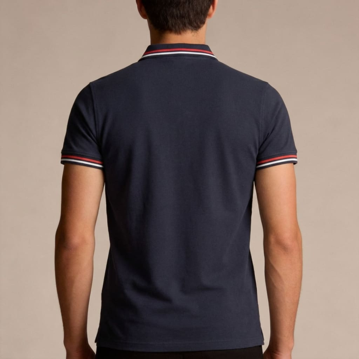 Tricou polo barbati Cavalli Class albastru model CA-30281 [4]