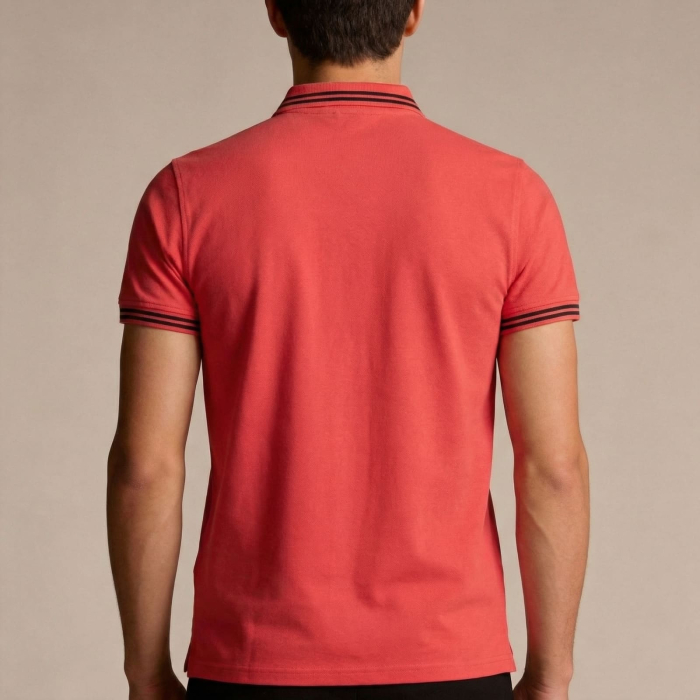 Tricou polo barbati Cavalli Class rosu model CA-30283 [4]