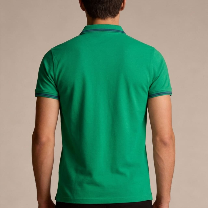 Tricou polo barbati Cavalli Class verde model CA-31313 [4]