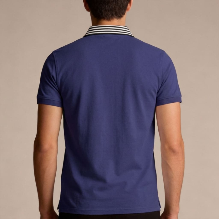 Tricou polo barbati Cavalli Class albastru model CA-36644 [4]