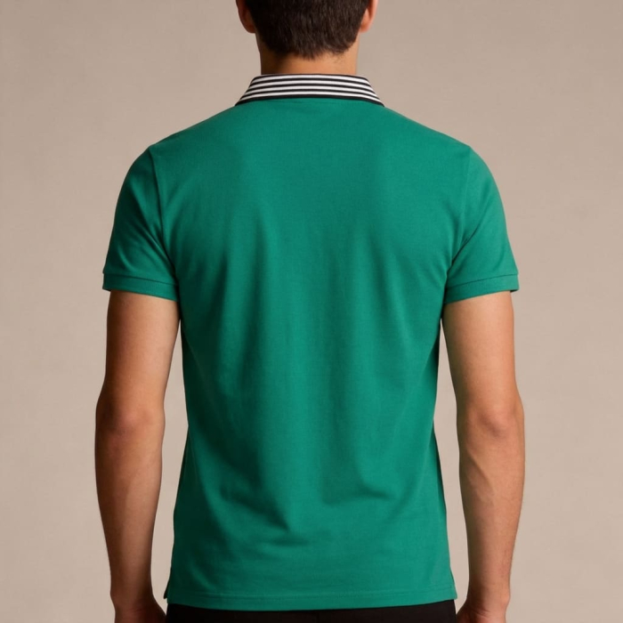 Tricou polo barbati Cavalli Class verde model CA-36673 [4]
