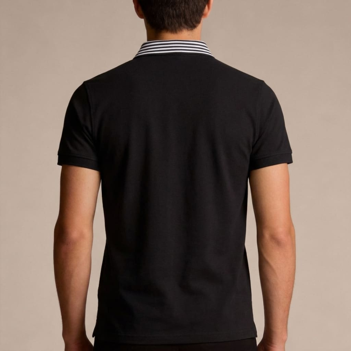 Tricou polo barbati Cavalli Class negru model CA-36703 [4]