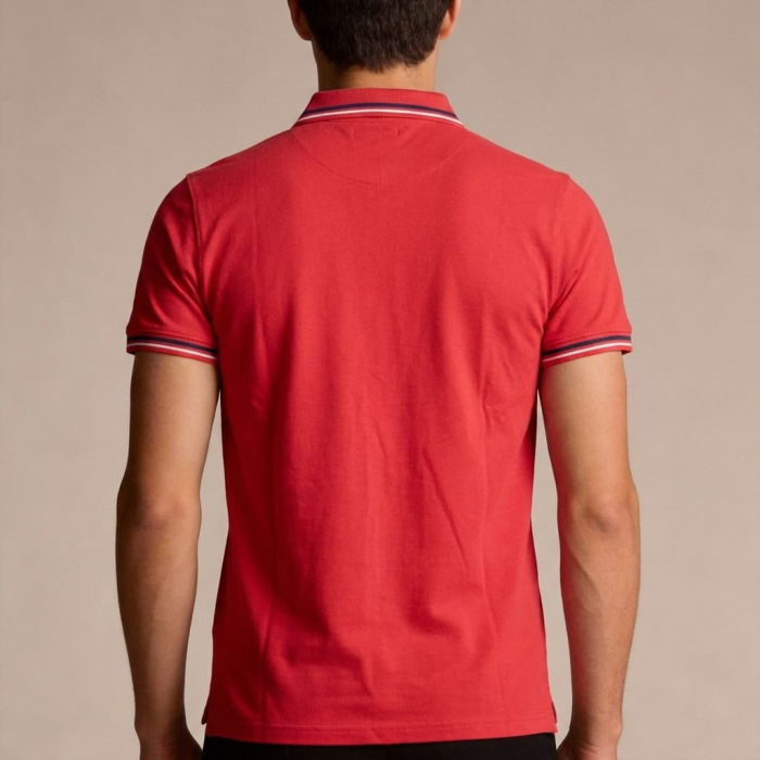 Tricou polo barbati Cavalli Class rosu model CA-37358 [4]