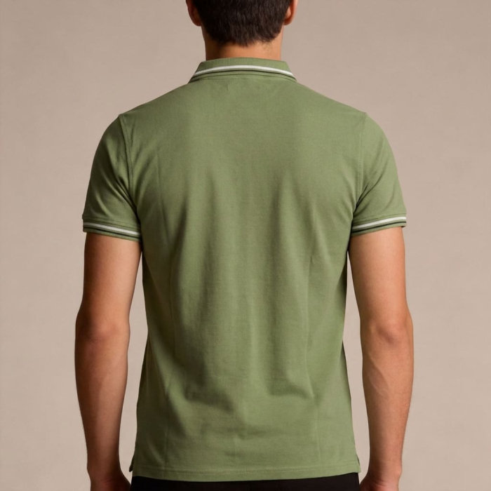 Tricou polo barbati Cavalli Class verde model CA-37604 [4]