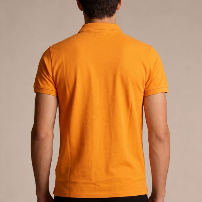 Tricou polo barbati Cavalli Class portocaliu model CA-37685 [4]