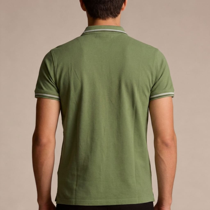 Tricou polo barbati Cavalli Class verde model CA-38109 [4]