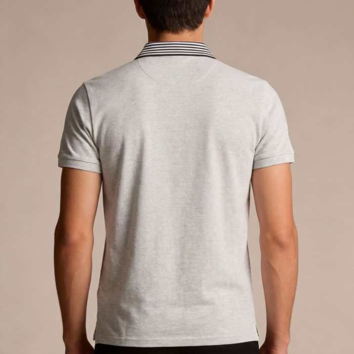 Tricou polo barbati Cavalli Class gri model CA-38693 [4]