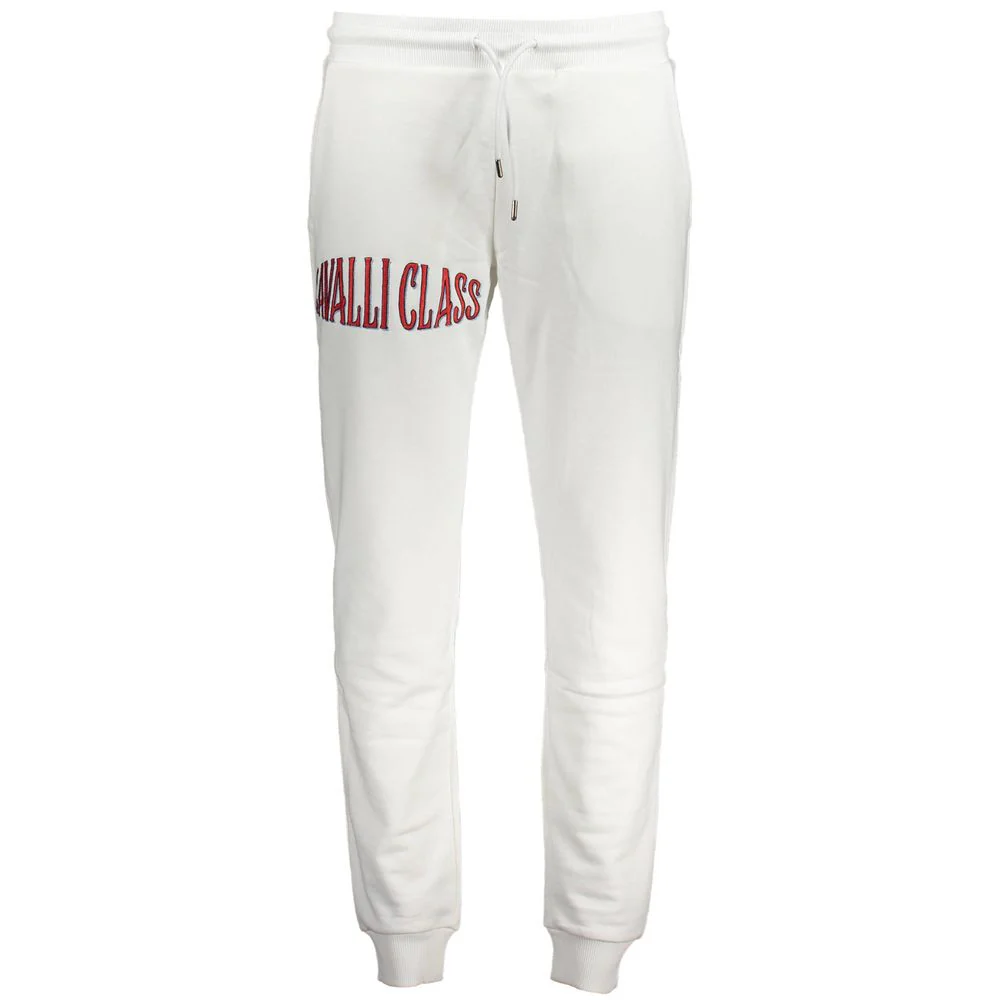 Pantaloni - Pantaloni barbati Cavalli Class alb model CA-21275