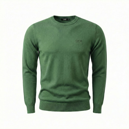 Pulovere - Pulover barbati Cavalli Class verde model CA-33474