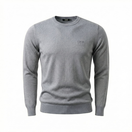 Pulovere - Pulover barbati Cavalli Class gri model CA-33475