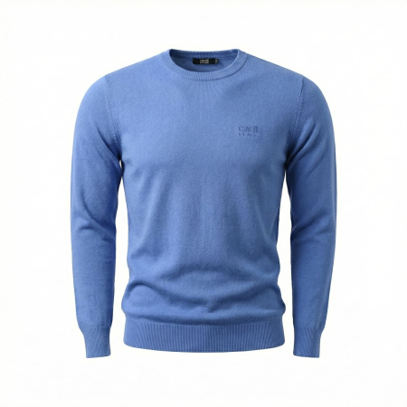 Pulovere - Pulover barbati Cavalli Class albastru model CA-33480