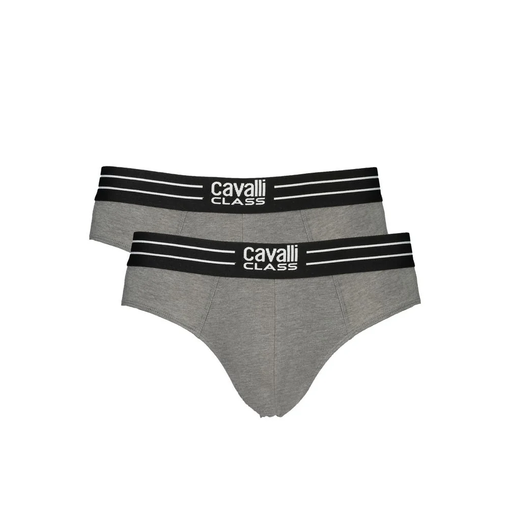 Lenjerie intima - Slip barbati Cavalli Class gri model CA-32717