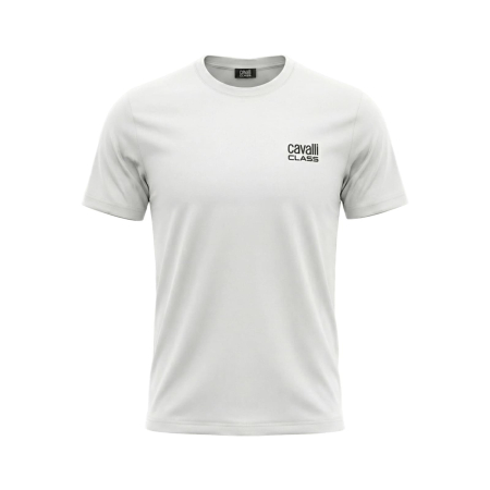 Tricouri - Tricou barbati Cavalli Class alb model CA-26560