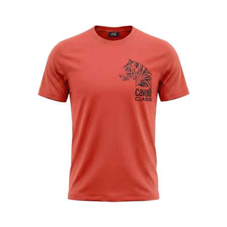 Tricouri - Tricou barbati Cavalli Class rosu model CA-28469