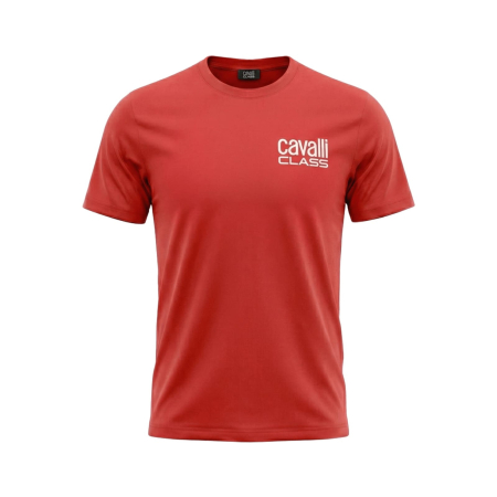 Tricouri - Tricou barbati Cavalli Class rosu model CA-28572