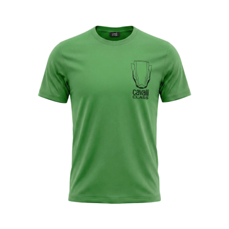 Tricouri - Tricou barbati Cavalli Class verde model CA-28633