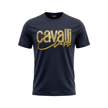 Tricouri - Tricou barbati Cavalli Class albastru model CA-36638