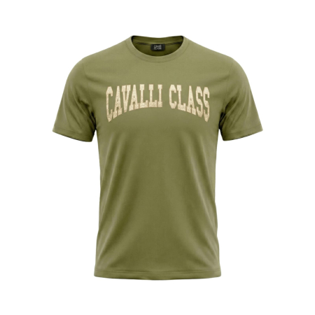 Tricouri - Tricou barbati Cavalli Class verde model CA-36666