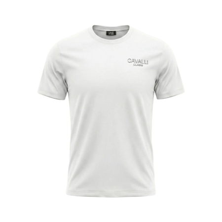Tricouri - Tricou barbati Cavalli Class alb model CA-36671