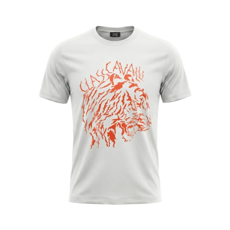 Tricouri - Tricou barbati Cavalli Class alb model CA-36672