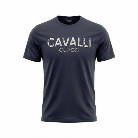 Tricouri - Tricou barbati Cavalli Class albastru model CA-36676