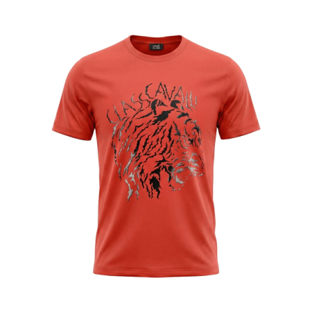 Tricouri - Tricou barbati Cavalli Class rosu model CA-36677