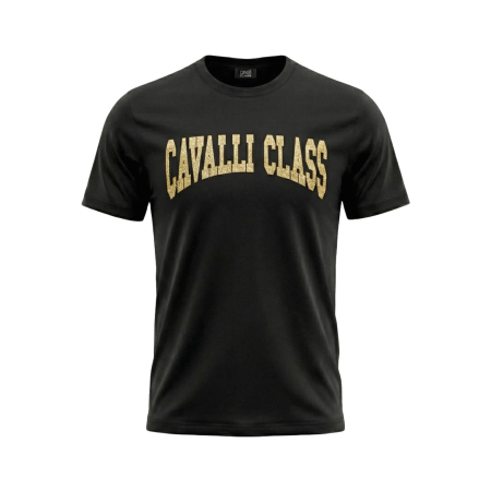 Tricouri - Tricou barbati Cavalli Class negru model CA-36690