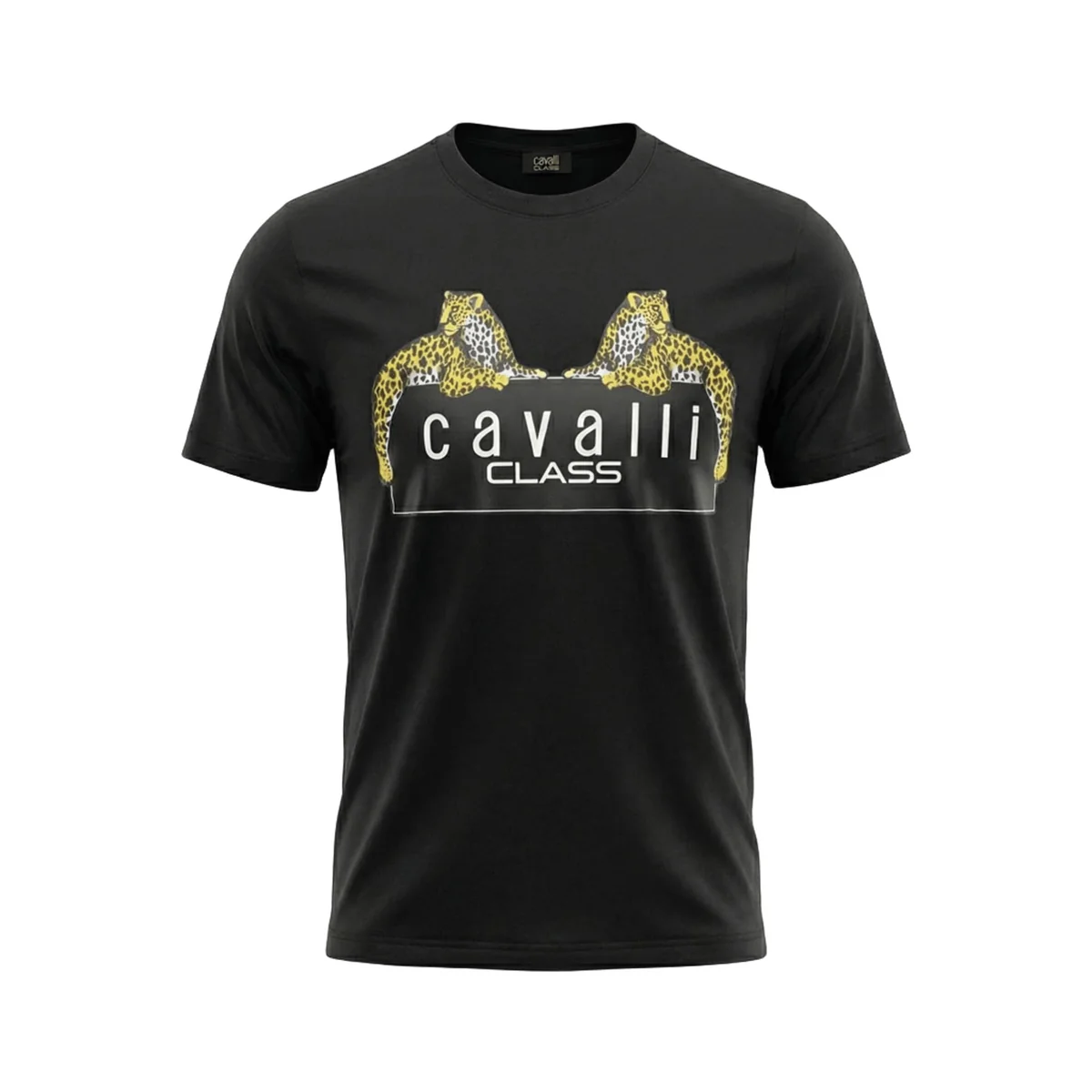 Tricouri - Tricou barbati Cavalli Class negru model CA-36707