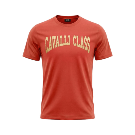 Tricouri - Tricou barbati Cavalli Class rosu model CA-36711