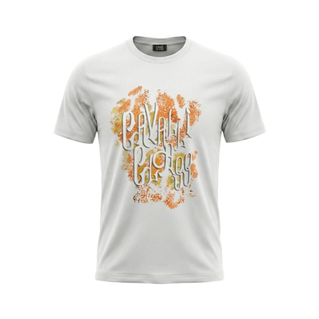 Tricouri - Tricou barbati Cavalli Class alb model CA-36965