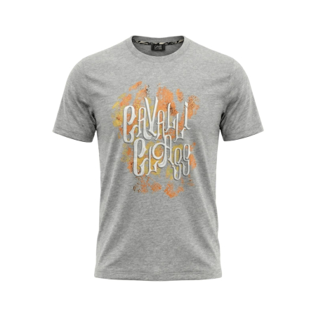 Tricouri - Tricou barbati Cavalli Class gri model CA-37673