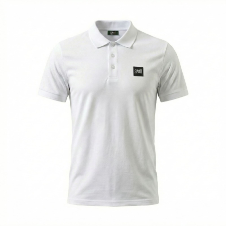 Tricouri polo - Tricou polo barbati Cavalli Class alb model CA-21292