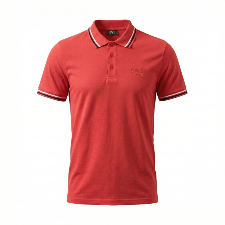 Tricouri polo - Tricou polo barbati Cavalli Class rosu model CA-30277