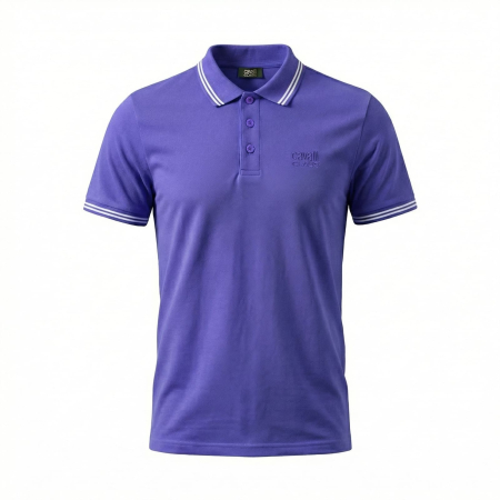 Tricouri polo - Tricou polo barbati Cavalli Class albastru model CA-31307