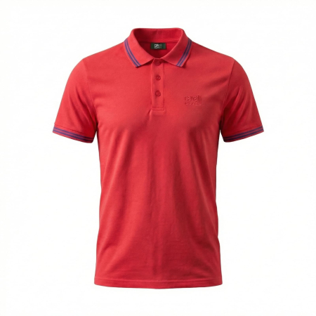 Tricouri polo - Tricou polo barbati Cavalli Class rosu model CA-31311