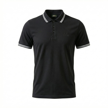 Tricouri polo - Tricou polo barbati Cavalli Class negru model CA-31312