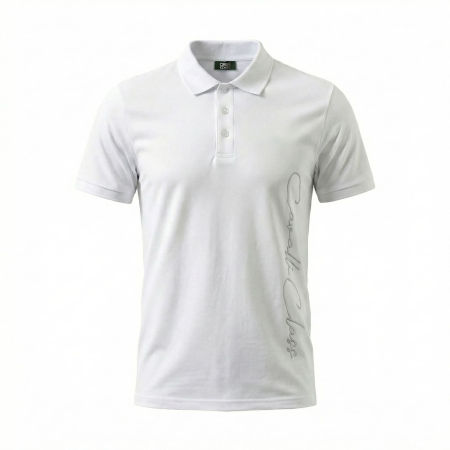 Tricouri polo - Tricou polo barbati Cavalli Class alb model CA-36686