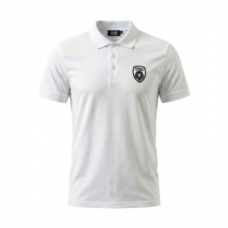 Tricouri polo - Tricou polo barbati Cavalli Class alb model CA-36856