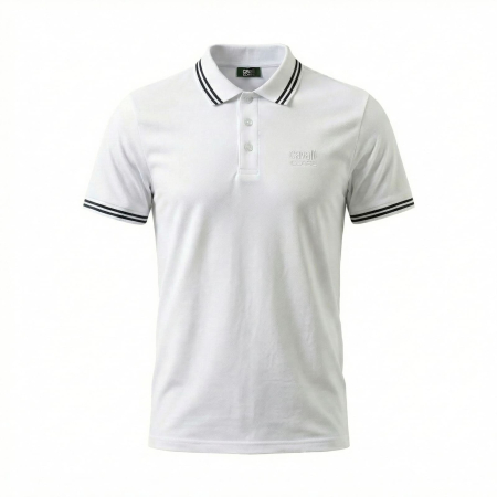 Tricouri polo - Tricou polo barbati Cavalli Class alb model CA-37175