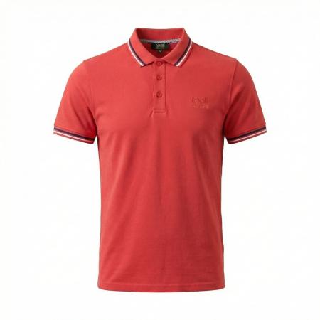 Tricouri polo - Tricou polo barbati Cavalli Class rosu model CA-37358