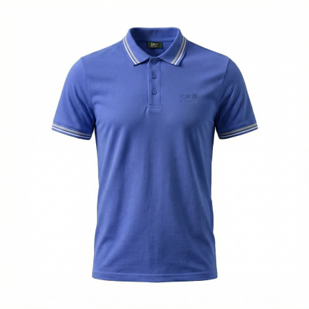 Tricouri polo - Tricou polo barbati Cavalli Class albastru model CA-37651